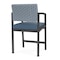Lesro Lenox Steel Hip Chair Metal Frame, Charcoal, RS Rain Song Back, MD Titan Seat LS1161 - alternate 2